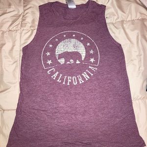 Maroon Tank Top